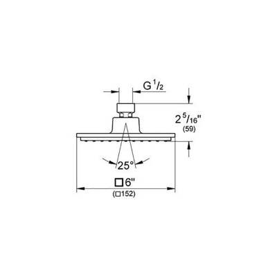 Будкрам купить Лейка для верхнего душа Grohe Euphoria Cube 27705000 Лейка для верхнего душа Grohe Euphoria Cube 27705000 4