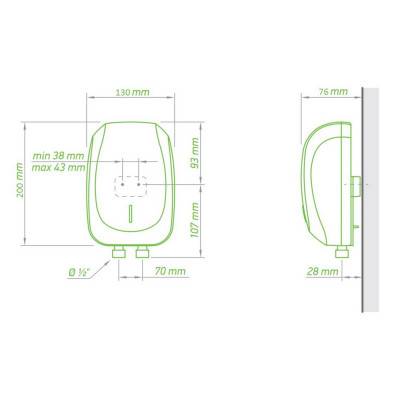 Будкрам купити Проточний водонагрівач Tesy 8,0 кВт (IWH80X02IL) 301664 Проточний водонагрівач Tesy 8,0 кВт (IWH80X02IL) 301664 4