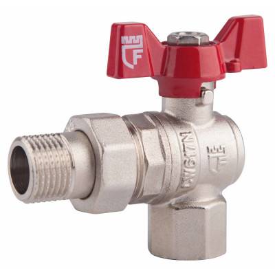 Будкрам купить Кран шаровой "Американка" SD Forte 1/2" угловой SF221W15