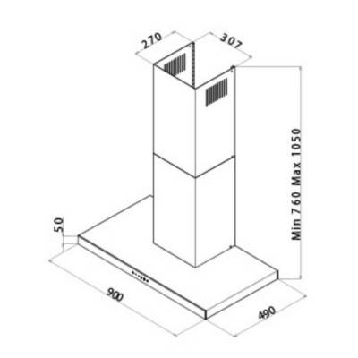 Будкрам купити Витяжка Apell Cappe CA90PUE Витяжка Apell Cappe CA90PUE 4