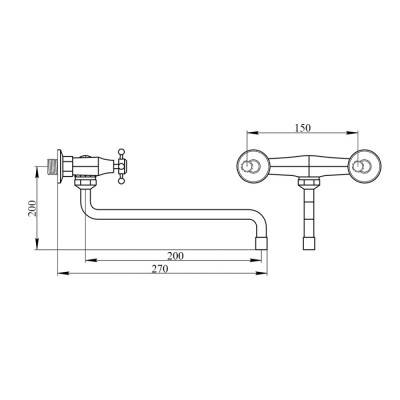 Будкрам купить Смеситель для кухни SW Villa 715-06 Смеситель для кухни SW Villa 715-06 4