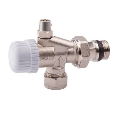 Будкрам купити Вентиль двокутовий Icma 1/2" з краном Маєвського без термоголовки №767