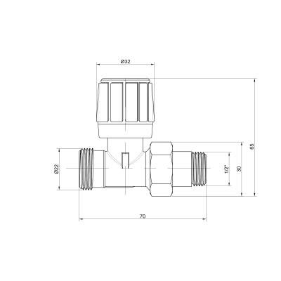 Будкрам купить Кран радиаторный Icma 1/2" прямой под фитинг №828 Кран радиаторный Icma 1/2" прямой под фитинг №828 3