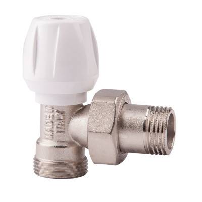 Будкрам купить Кран радиаторный Icma 1/2" угловой под фитинг №826, 804