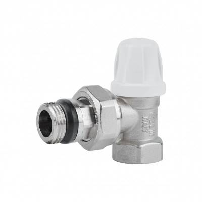 Будкрам купити Кран радіаторний Icma 1/2" з антипротечкою кутовий без ручки №952