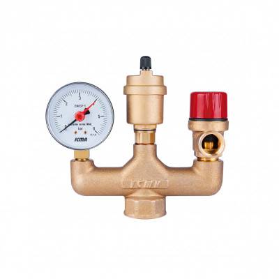 Будкрам купити Група безпеки котла Icma №GS02 Група безпеки котла Icma №GS02 5