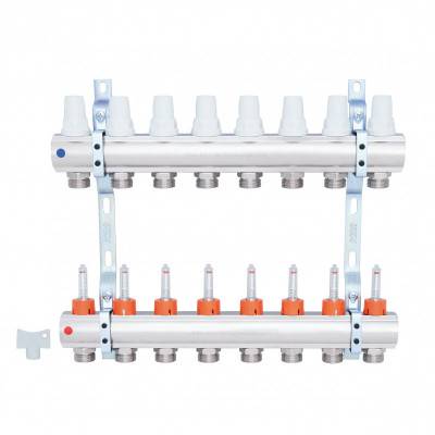 Будкрам купити Колектор Icma 1" 8 виходів, з витратомірами №K013 Колектор Icma 1" 8 виходів, з витратомірами №K013 5
