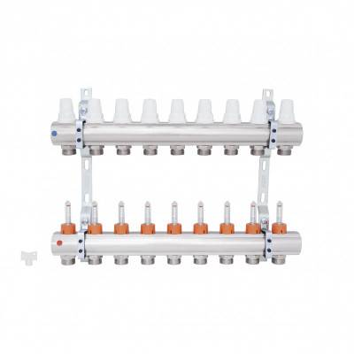 Будкрам купити Колектор Icma 1" 9 виходів, з витратомірами №K013 Колектор Icma 1" 9 виходів, з витратомірами №K013 5