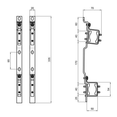 Будкрам купить Кронштейн Icma 1" с антивибрационными вставками (пара) №208 Кронштейн Icma 1" с антивибрационными вставками (пара) №208 4
