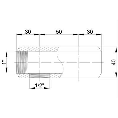 Будкрам купити Колектор Icma 1" 2 виходи №1102 Колектор Icma 1" 2 виходи №1102 3