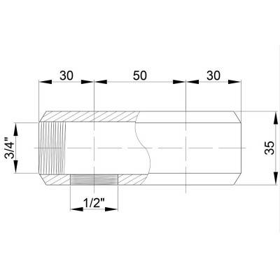 Будкрам купити Колектор Icma 3/4" 2 виходи №1102 Колектор Icma 3/4" 2 виходи №1102 3