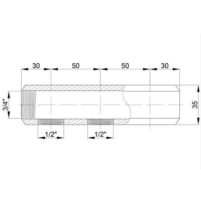 Будкрам купити Колектор Icma 3/4" 3 виходи №1102 Колектор Icma 3/4" 3 виходи №1102 3