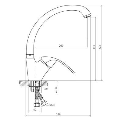 Будкрам купить Смеситель для кухни SW Gromix 007 Смеситель для кухни SW Gromix 007 4
