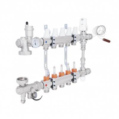 Будкрам купити Колекторна група Icma 1" 5 виходів, з витратоміром №K0111