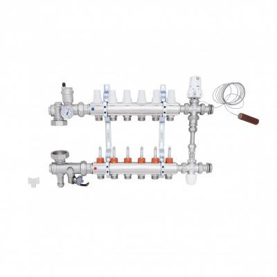 Будкрам купити Колекторна група Icma 1" 6 виходів, з витратоміром №K0111 Колекторна група Icma 1" 6 виходів, з витратоміром №K0111 5