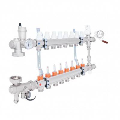 Будкрам купити Колекторна група Icma 1" 8 виходів, з витратоміром №K0111