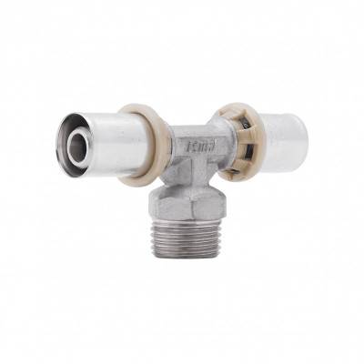 Будкрам купити Трійник прес Icma 16х1/2"х16 НР №407