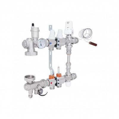 Будкрам купить Коллекторная группа Icma 1" 2 выхода, с расходомером №K0111