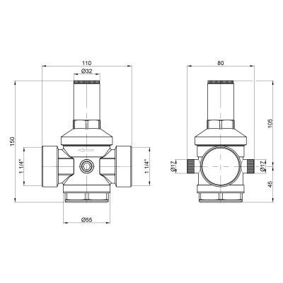 Будкрам купити Редуктор Icma 1" 1/4 №246 Редуктор Icma 1" 1/4 №246 4