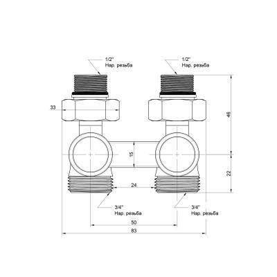 Будкрам купити Вентиль двотрубний Icma 1/2" №897 Вентиль двотрубний Icma 1/2" №897 4