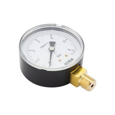 Будкрам купити Манометр Icma 1/4" 0-10 бар, нижнє підключення №244 Манометр Icma 1/4" 0-10 бар, нижнє підключення №244 5