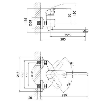 Будкрам купити Змішувач для кухні Qtap Mars СRM 009 Змішувач для кухні Qtap Mars СRM 009 4