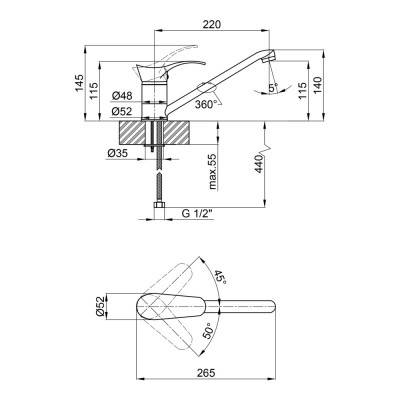 Будкрам купити Змішувач для кухні Qtap Eris СRM 002 Змішувач для кухні Qtap Eris СRM 002 4