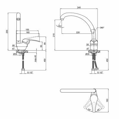 Будкрам купить Смеситель для кухни Qtap Premiere CRM 007 Смеситель для кухни Qtap Premiere CRM 007 4