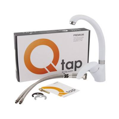 Будкрам купити Змішувач для кухні Qtap Mars WHI 007 Змішувач для кухні Qtap Mars WHI 007 8