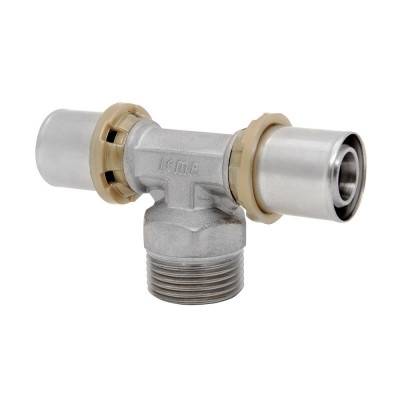 Будкрам купити Трійник прес Icma 32х1" 1/4х32 НР №407