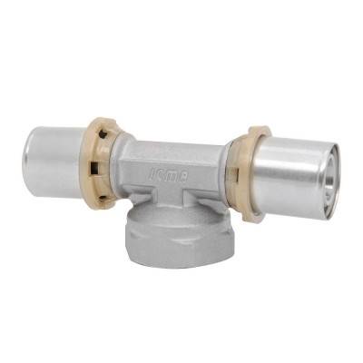 Будкрам купить Тройник пресс Icma 32х1" 1/4х32 ВР №408