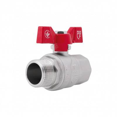 Будкрам купити Кран кульовий SD Forte 1" ВН для води (метелик) SF607W25