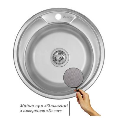 Будкрам купити Кухонна мийка Imperial 490-А Decor (IMP490А06DEC) Кухонна мийка Imperial 490-А Decor (IMP490А06DEC) 5