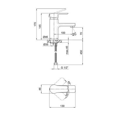 Будкрам купити Змішувач для раковини Qtap Eco CRM 001 Змішувач для раковини Qtap Eco CRM 001 4
