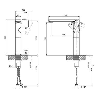 Будкрам купити Змішувач для кухні Qtap Eco CRM 007F Змішувач для кухні Qtap Eco CRM 007F 4