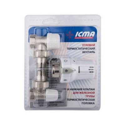 Будкрам купить Термокомплект Icma 1/2" угловой №KTE_986-774-805