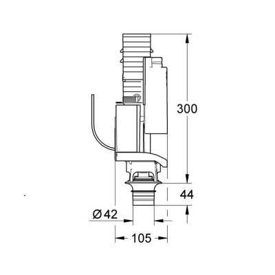 Будкрам купити Зливний механізм для унітазу Grohe 38736000 Зливний механізм для унітазу Grohe 38736000 4
