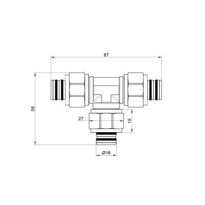 Будкрам купити Трійник обжимний Icma 20 №546 Трійник обжимний Icma 20 №546 3