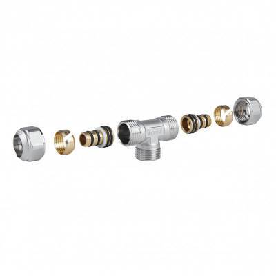 Будкрам купить Тройник обжимной Icma 16х1/2"х16 НР №537 Тройник обжимной Icma 16х1/2"х16 НР №537 4