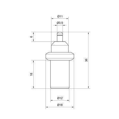 Будкрам купити Термоелемент Icma для антиконденсаційного клапана 60⁰C №8749 Термоелемент Icma для антиконденсаційного клапана 60⁰C №8749 3