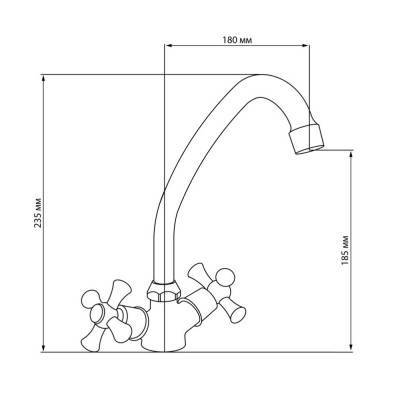 Будкрам купить Смеситель для кухни GF (CRM)S-21-271AF Смеситель для кухни GF (CRM)S-21-271AF 4