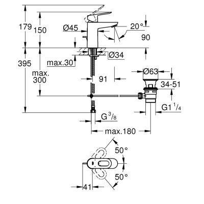 Будкрам купити Змішувач для раковини Grohe BauLoop 23335000 Змішувач для раковини Grohe BauLoop 23335000 4