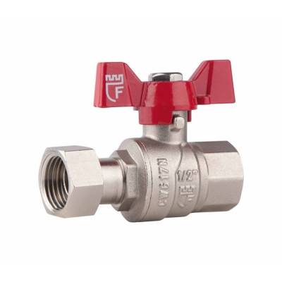 Будкрам купити Кран кульовий з накидною гайкою SD Forte 3/4" ВР для води прямий SF260W20