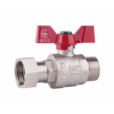 Будкрам купити Кран кульовий з накидною гайкою SD Forte 1/2" ВН для води прямий SF261W15