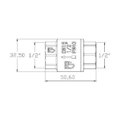 Будкрам купити Зворотний клапан SD Forte 1/2" SF240NW15 Зворотний клапан SD Forte 1/2" SF240NW15 4