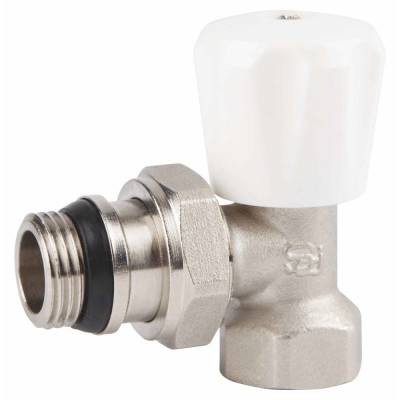 Будкрам купить Кран радиаторный угловой SD Forte Classiс с антипротечкой 1/2" SF228W15