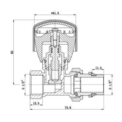 Будкрам купить Кран радиаторный SD Forte Powerful 1/2" ВН с антипротечкой прямой SF230W15 SF230W15 Кран радиаторный SD Forte Powerful 1/2" ВН с антипротечкой прямой SF230W15 SF230W15 4