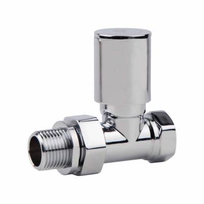 Будкрам купить Кран радиаторный SD Forte 1/2" прямой хром SF235W15