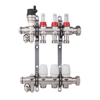 Будкрам купить Коллектор с расходомерами SD Forte 1" 11 выходов SFE00411