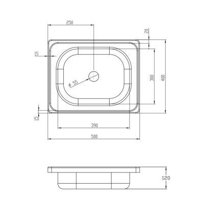 Будкрам купить Кухонная мойка UA 4050 Polish (ASIL4050POL04) Кухонная мойка UA 4050 Polish (ASIL4050POL04) 4